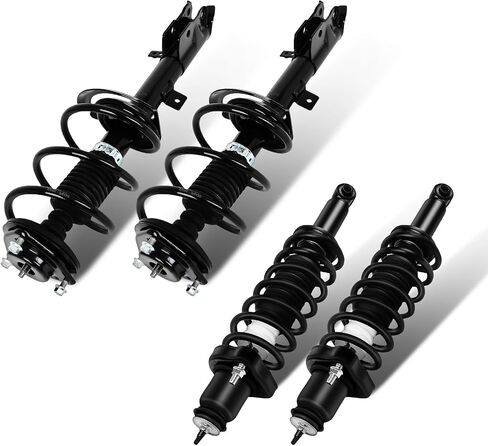SCITOO - Front and Rear Complete Strut & Coil Spring Assembly Fits 2007-2012 for Dodge Caliber,2007-2010 for Jeep Compass,2007-2010 for Jeep Patriot with 172368 172367 172401 - Set of 4 in Saudi Arabia