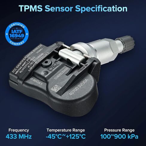 BDFHYK TPMS Sensor 315Mhz Programmed Tire Pressure Sensor Compatible with Nissan Infiniti OE# 40700-CD001 40700-CK001 40700-JK00C 4313054J21 in Saudi Arabia