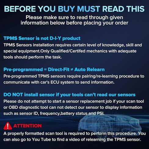 BDFHYK TPMS Sensor 315Mhz Programmed Tire Pressure Sensor Compatible with Nissan Infiniti OE# 40700-CD001 40700-CK001 40700-JK00C 4313054J21 in Saudi Arabia