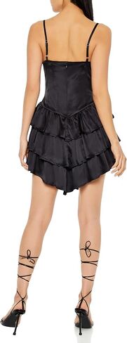 Forever 21 Women's Tiered Satin Corset Mini Dress in Saudi Arabia