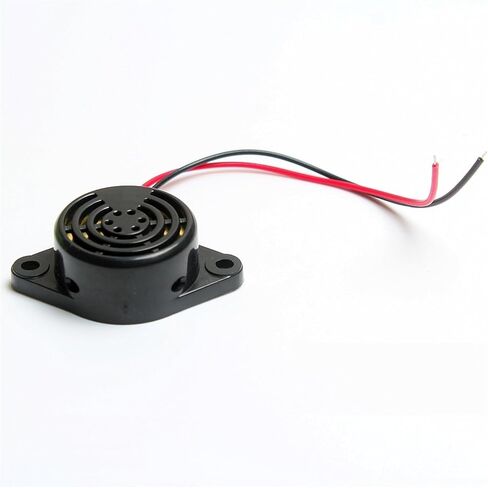 Piezo Electronic Buzzer Beep Tone Alarm Ringer Continous Sound DC 3v - 24v Buzzer Electromagnetic(5xintermittent Sound) in Saudi Arabia