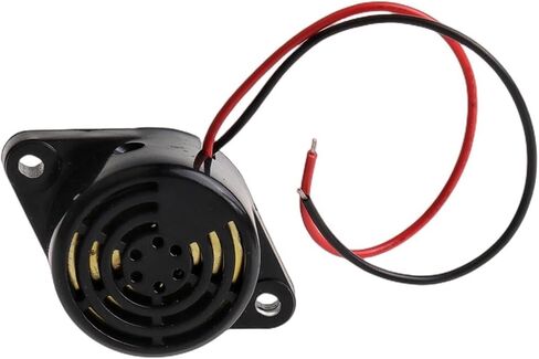 Piezo Electronic Buzzer Beep Tone Alarm Ringer Continous Sound DC 3v - 24v Buzzer Electromagnetic(5xintermittent Sound) in Saudi Arabia