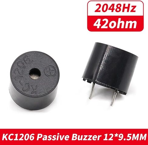 10PCS 12095 42Ω KC1206 KC1201 16 Ω Electromagnetic Passive Integrated Buzzer 12MM 12 * 9.5MM 16ohm 42 Ohms Foot Pitch 6.5MM(10pcs KC1201 16ohm) in Saudi Arabia