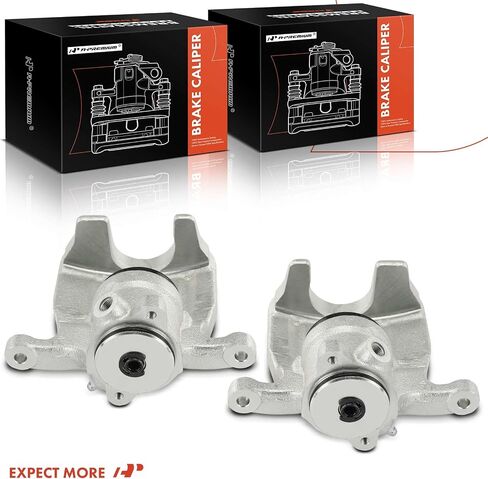 A-Premium Disc Brake Calipers Assembly Without Bracket Compatible with Audi A6 A6 Quattro 2012-2018, A7 Quattro 2012-2014/2016-2018, S6 2013-2018, S7 2013-2014/2016-2018 - Rear Side, 2-PC Set in Saudi Arabia