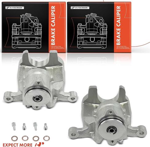 A-Premium Disc Brake Caliper Assembly Without Bracket Compatible with Land Rover Range Rover Evoque 2012 2013 2014 2015 2.0L - Rear Side in Saudi Arabia