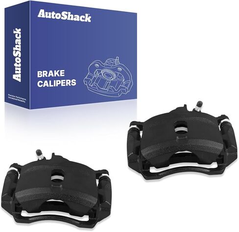 ملاقط الفرامل الأمامية من أوتو شاك باللون الأحمر | بديل لـ 1997-2000 Acura EL 1996-2011 Honda Civic 2010-2014 Honda Insight | 2-جهاز كمبيوتر in Kuwait