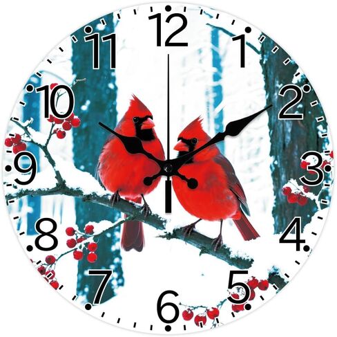 CHGCRAFT Peekaboo Cat Wall Clock 12 Inch Cartoon Cat Clock Battery Operated Silent Non Ticking Round Decorative Clock for Home Office Decoration in Saudi Arabia