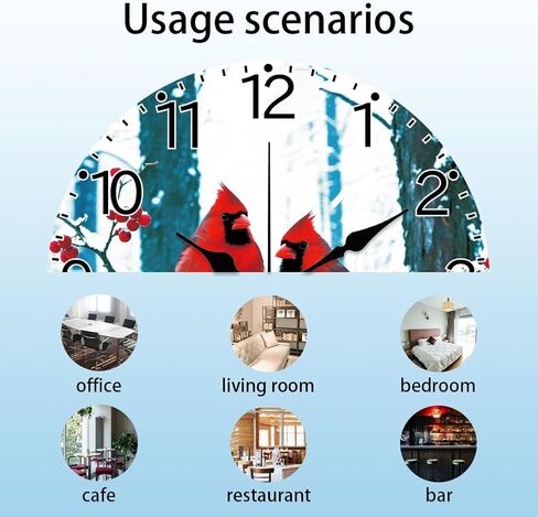CHGCRAFT Peekaboo Cat Wall Clock 12 Inch Cartoon Cat Clock Battery Operated Silent Non Ticking Round Decorative Clock for Home Office Decoration in Saudi Arabia