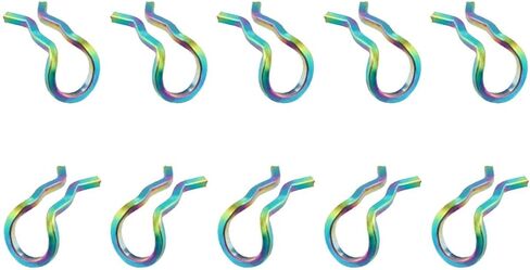 Set of 10 Fixing Spring Clips for Brake Pad Cotter Pin Calipers in Saudi Arabia
