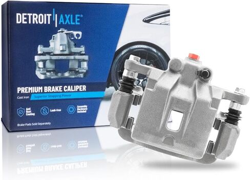 Detroit Axle - Rear Right Brake Caliper for 2009 2010 2011 Kia Borrego [Casting # BC 140447], Passenger Side Disc Brake Caliper with Bracket Replacement in Saudi Arabia