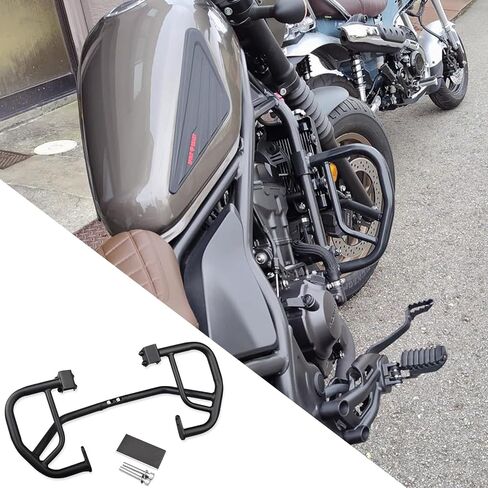 ملحقات الدراجات النارية، واقي إطار شريط تحطم الطريق السريع، متوافق مع Honda Rebel 250 CMX250 (2017-2025) Rebel 500 CMX500 (2017-2025) (Rebel 500/CMX500) in Kuwait