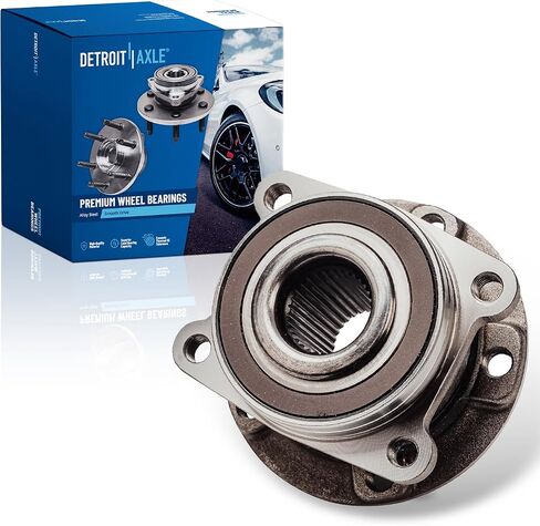 Detroit Axle - Front Wheel Bearing Hub for 2014-2020 Jeep Cherokee w/Off Road Package!! Wheel Bearing and Hub Assembly 2015 2016 2017 2018 2019 Replacement in Saudi Arabia