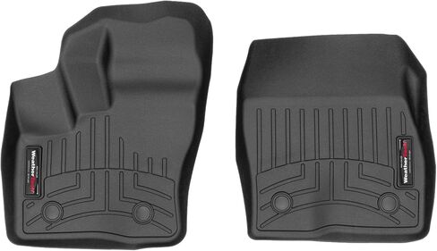 WeatherTech Custom Fit FloorLiners for Ford Transit Connect - 1st Row (4412161V), Black in Saudi Arabia