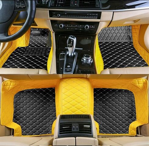 الحصير الكلمة المخصصة لسيارات BMW 1 2 3 4 5 6 7 8 سلسلة X1 X2 X3 X4 X5 X6 X7 SUV i3 i4 i8 iX iX3 M1 M2 M3 M4 M5 M6 M7 M8 X3M X4M X5M X6M GT Z4 الحصير سيارة جلدية لجميع الأحوال الجوية (أسود بالكامل) in Kuwait