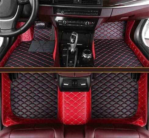 الحصير الكلمة المخصصة لسيارات BMW 1 2 3 4 5 6 7 8 سلسلة X1 X2 X3 X4 X5 X6 X7 SUV i3 i4 i8 iX iX3 M1 M2 M3 M4 M5 M6 M7 M8 X3M X4M X5M X6M GT Z4 الحصير سيارة جلدية لجميع الأحوال الجوية (أسود بالكامل) in Kuwait