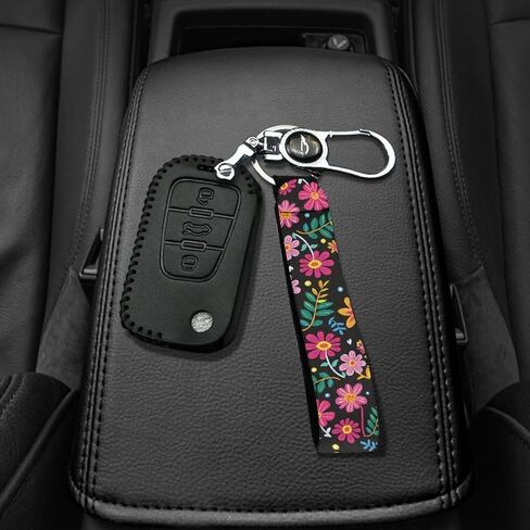 Fabric Wristlet Keychain Holder Lanyard for Keys Women Wallet and Car Accessories in Saudi Arabia