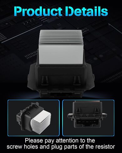 ECCPP AC Blower Motor Resistor Fit for 2010-2015 for Mini Cooper/2011-2016 for Mini Cooper Countryman/2013-2016 for Paceman HVAC Heater Blower Resistor Control Module 64119286870, RU948,64113453935 in Saudi Arabia