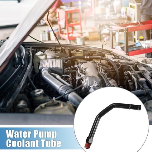 Water Pump Coolant Tube No.53007978 Water Pump Inlet Pipe for Jeep Wrangler 1991-2006 Metal Black in Saudi Arabia