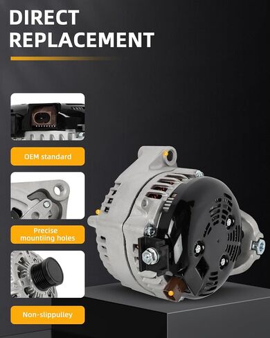 OCPTY Alternators Alternator 2014-2016 for BMW 228i 320i 328i 428i 528i X3 Z4 2.0L L4,12V 170Amp 6-Groove Pulley,Replaces 14203N, 14203, 116220, 104210-6390 in Saudi Arabia