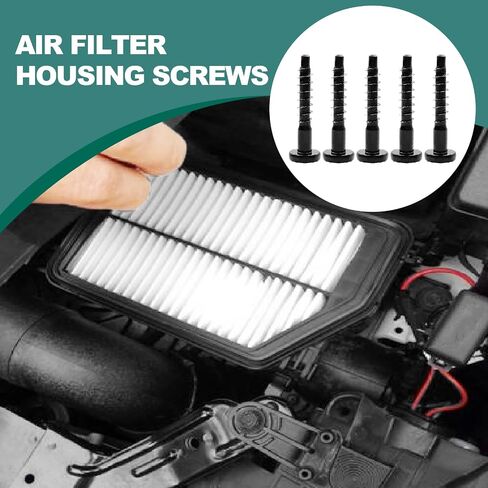 5 Pcs Air Filter Box Screw #BAS01001 11611199 Air Box Cleaner Intake Retainer Screw Compatible with GM Buick Cadillac Chevrolet GMC Selected Models in Saudi Arabia