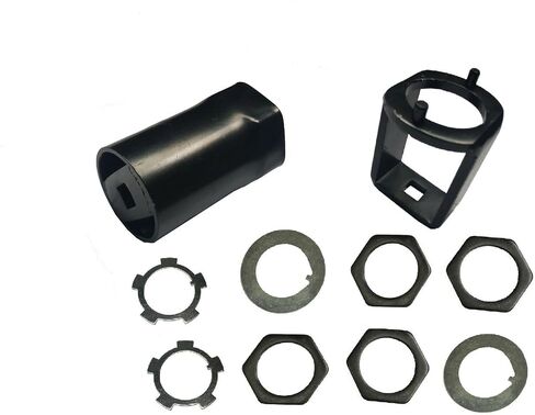 1/2" Drive 54mm Hub Locknut Socket and Front Wheel Bearing Hub Adjusting Socket for Nissan Patrol GQ GU Y60 Y61 for Landcruiser 40 50 60 70 80 100 105 Series, for Hilux 4x4, 6-Point Hub Hex Socket in Saudi Arabia