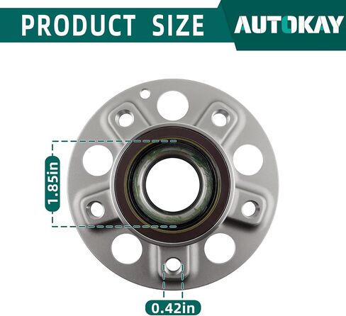 AUTOKAY 2093300325 2 X Front Wheel Bearing Fit for Mercedes-Benz C230 C240 C280 C320 C350 CLK320 CLK350 CLK500 CLK550 SLK280 SLK300 SLK350 C32 C55 CLK55 CLK63 SLK55 AMG 2001-2011 RE# A2093300325 in Saudi Arabia