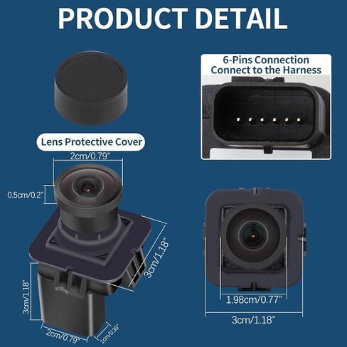 F150 Backup Camera Rear View Parking Assist Camera Compatible with Ford F150 2010-2014 Mustang 2015-2020 Lincoln MKC 2015-2019 170° HD Rear Camera Replace EL3T-19G490-AA, EL3Z-19G490-D, BL3Z-19G490-B in Saudi Arabia