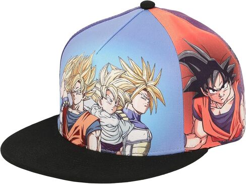 Bioworld Dragon Ball Z Sublimated Panels Poly B15 Snapback in Saudi Arabia