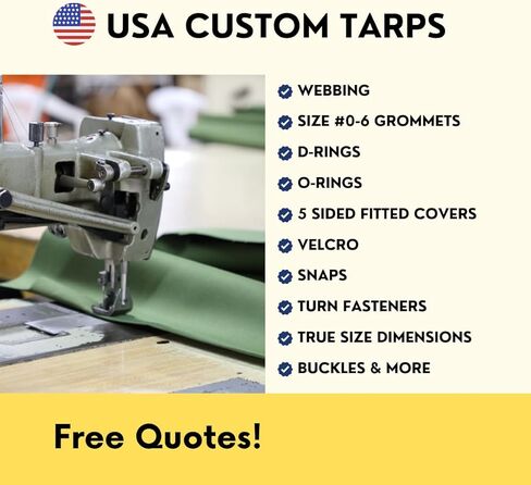 قماش القنب الفضي عالي التحمل مقاس 16 × 30 بوصة من TARP SUPPLY Inc مع حلقات ألومنيوم وزوايا معززة، غطاء واقٍ مقاوم للماء والأشعة فوق البنفسجية 10 مل للسقف والمواد والمعدات والاستخدام الخارجي in Saudi Arabia