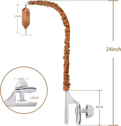 Baby Mobile arm with Music Box Motor Crib Mobile arm with mobiles Motor Spinner.28 Inch Wooden Crib Mobile arm for Crib Nursery Mobile arm. مرفق الحضانة المحمول in Kuwait