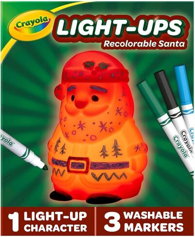 Crayola Light Ups Santa and Snowman Bundle, Recolorable Light Up Toy, Gift for Kids, 5, 6, 7, 8 in Saudi Arabia