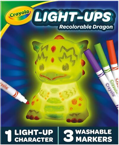 Crayola Light Ups Santa and Snowman Bundle, Recolorable Light Up Toy, Gift for Kids, 5, 6, 7, 8 in Saudi Arabia