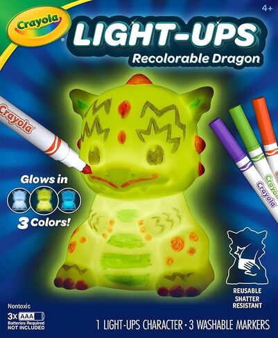 Crayola Light Ups Santa and Snowman Bundle, Recolorable Light Up Toy, Gift for Kids, 5, 6, 7, 8 in Saudi Arabia
