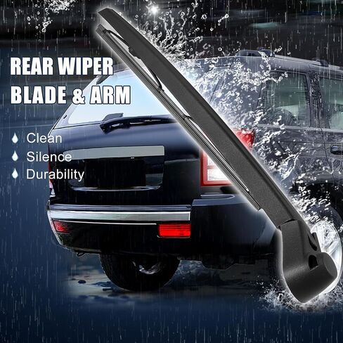 X AUTOHAUX 13inch Rear Windshield Wiper Blade Arm Set for Seat Ibiza 2008 2009 2010 2011 2012 in Saudi Arabia