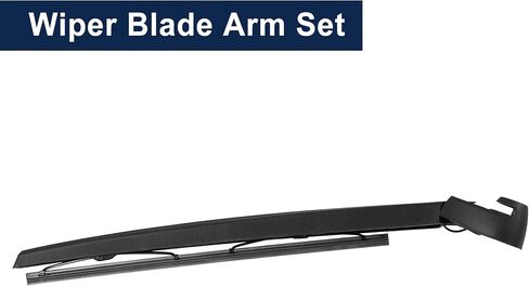 X AUTOHAUX 13inch Rear Windshield Wiper Blade Arm Set for Seat Ibiza 2008 2009 2010 2011 2012 in Saudi Arabia