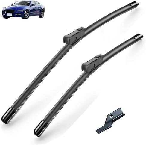 Front Wiper Set For Jaguar XE 2015-2023 2016 2017 2018 2019 2020 2021 coated windshield wiper blade 26"+17"(Left hand drive) in Saudi Arabia