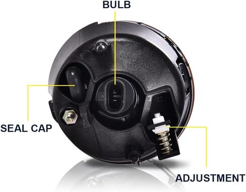 Fog lights Compatible with Nissan Titan 2004-2007 2008-2010 2012 2013 2014 2015/2005 2006 2007 Nissan Armada Front Bumper Lamps with Bulbs Pure White 6000k 2pc (Smoky Lens Chrome Housing) in Saudi Arabia