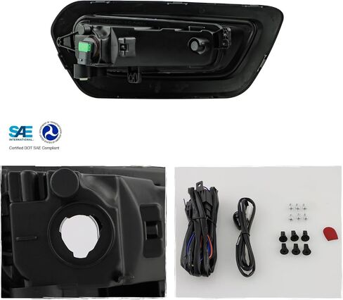 AKKON -Fits 2020-2024 Ford Transit 150 250 350 Halogen Bumper Fog Light Pair Left+Right w/Wire Harness Cover Switch Bulb in Saudi Arabia