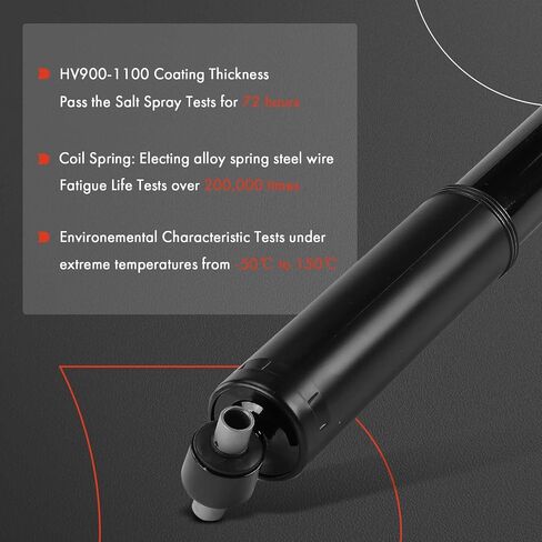 A-Premium Front Suspension Shock Absorber Compatible with Jeep JL Series Wrangler 2018-2024, JT Series Gladiator 2020-2024, 2-PC Set in Saudi Arabia