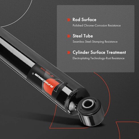 A-Premium Front Suspension Shock Absorber Compatible with Jeep JL Series Wrangler 2018-2024, JT Series Gladiator 2020-2024, 2-PC Set in Saudi Arabia