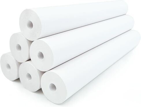 NYEAR 6 Rolls A4 Quick-dry Thermal Paper (210mm/8.27"width/7.6m long,Φ1.18") for portable printer,thicker brighter and the font is clearer to make the printing quality better, (1 roll-27 Sheets) in Saudi Arabia