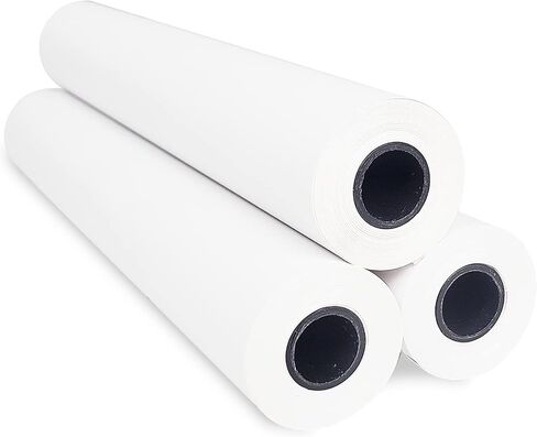 NYEAR 6 Rolls A4 Quick-dry Thermal Paper (210mm/8.27"width/7.6m long,Φ1.18") for portable printer,thicker brighter and the font is clearer to make the printing quality better, (1 roll-27 Sheets) in Saudi Arabia