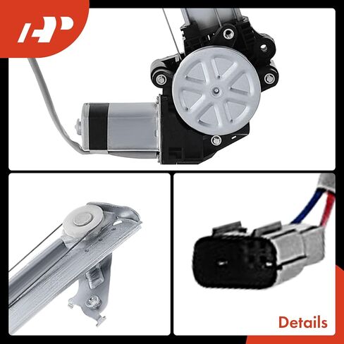 A-Premium Electric Power Window Regulator with Motor Compatible with Honda HR-V HRV 2016-2021, Rear Left Driver Side in Saudi Arabia