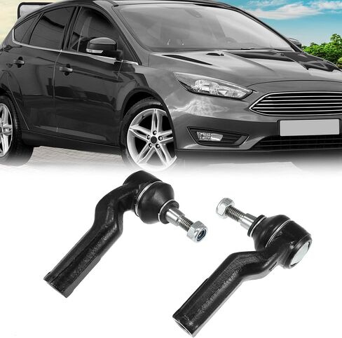 X AUTOHAUX 2pcs Front Outer Tie Rod End Links Steering Part ES800955 ES800954 for Ford Escape C-Max 2013-2017 Focus 2012-2017 for Lincoln MKC 2015-2016 in Saudi Arabia