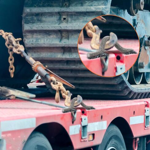 BBTO 24 PCS Safety Chain Clip 3/8 Inch Diameter Steel Weld Safety Chain Clip Connection Loops for Truck Trailer Hitch in Saudi Arabia