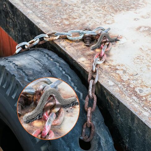 BBTO 24 PCS Safety Chain Clip 3/8 Inch Diameter Steel Weld Safety Chain Clip Connection Loops for Truck Trailer Hitch in Saudi Arabia