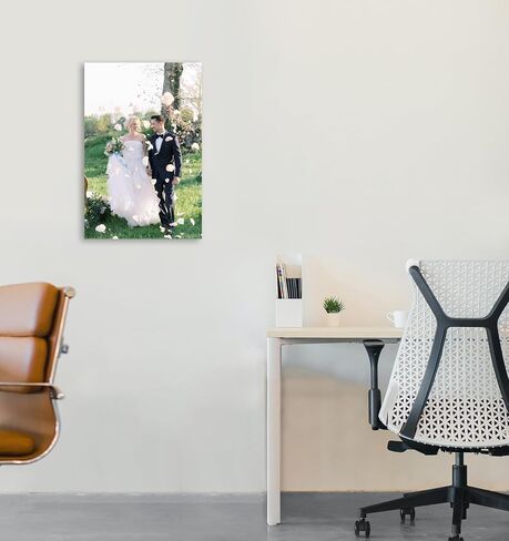 SZDHHH Custom Canvas Prints With Your Photos - Personalized Picture on Canvas Perfect for Home Decor Wedding Gift (12" Lx18 W) in Saudi Arabia