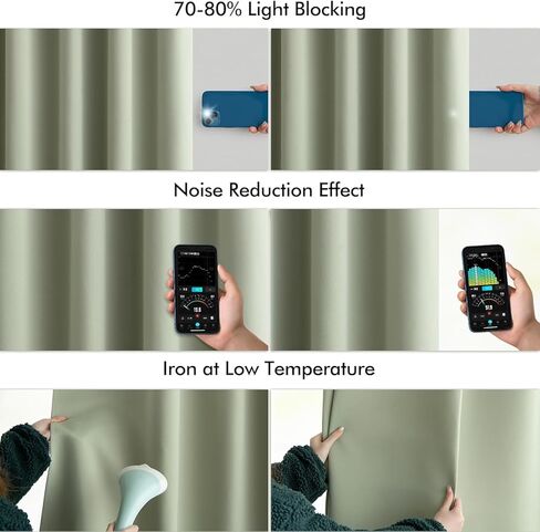 MIULEE 2 Panels Back Tab Blackout Curtains 96 Inch Long for Living Room Bedroom, Halloween Black Rod Pocket/Pinch Pleated Thermal Insulated Room Darkening Light Blocking Floor to Ceiling Curtain/Drape in Saudi Arabia