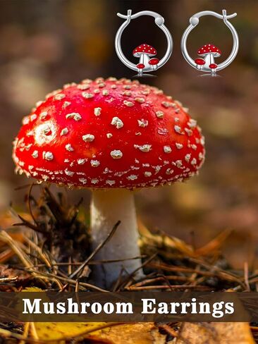 925 Sterling Silver Animal Hoop Earrings for Women Horse/Black Cat/Bunny/Bat/Mushroom Earrings Jewelly Birthday Christmas Gifts for Women Animal Fans in Kuwait