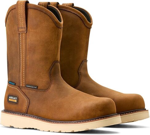 حذاء عمل رجالي من ARIAT مصنوع من مادة Rebar Wedge مقاوم للماء ومقدمة مركبة in Saudi Arabia